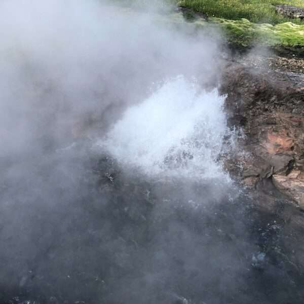 Deildartunguhver : eau à 95°c