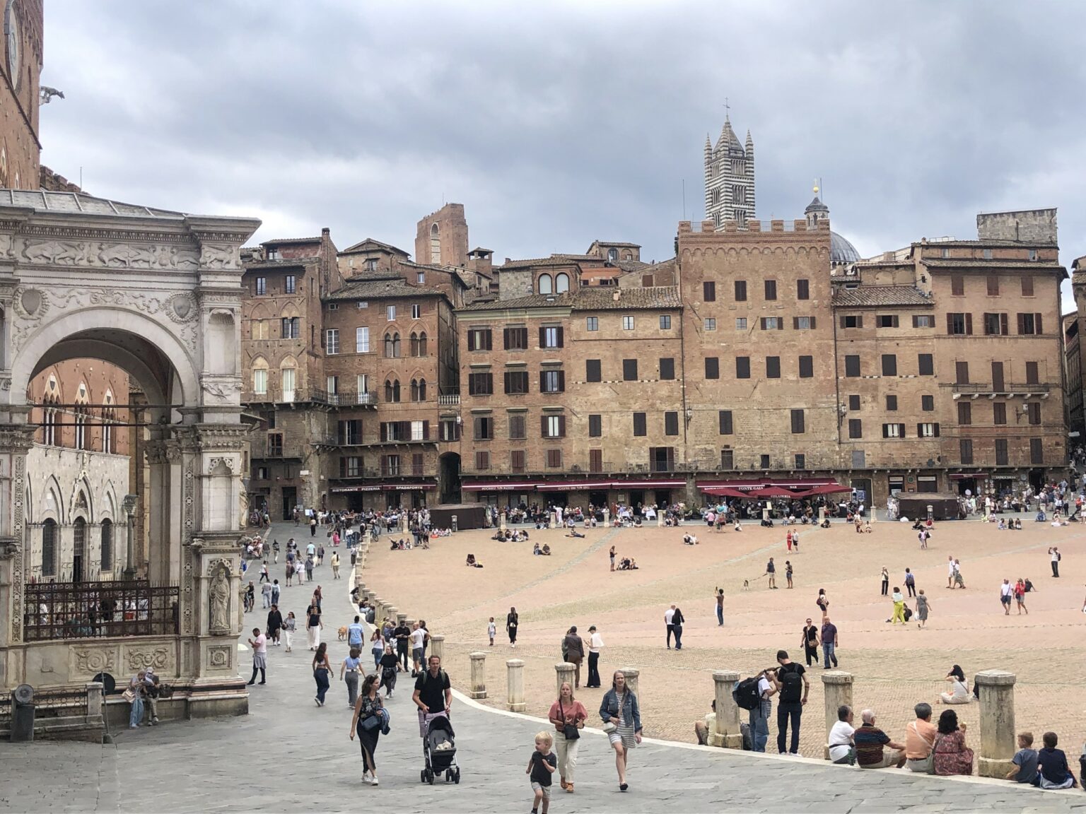 Piazza del Campo à Sienne