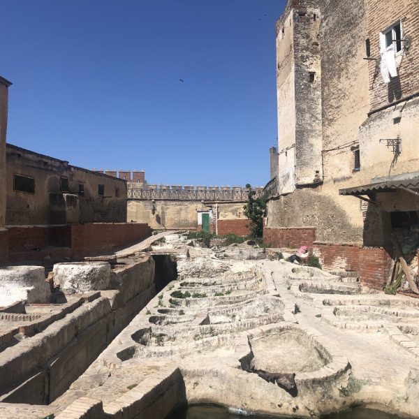 Quartier des tanneurs à Tétouan